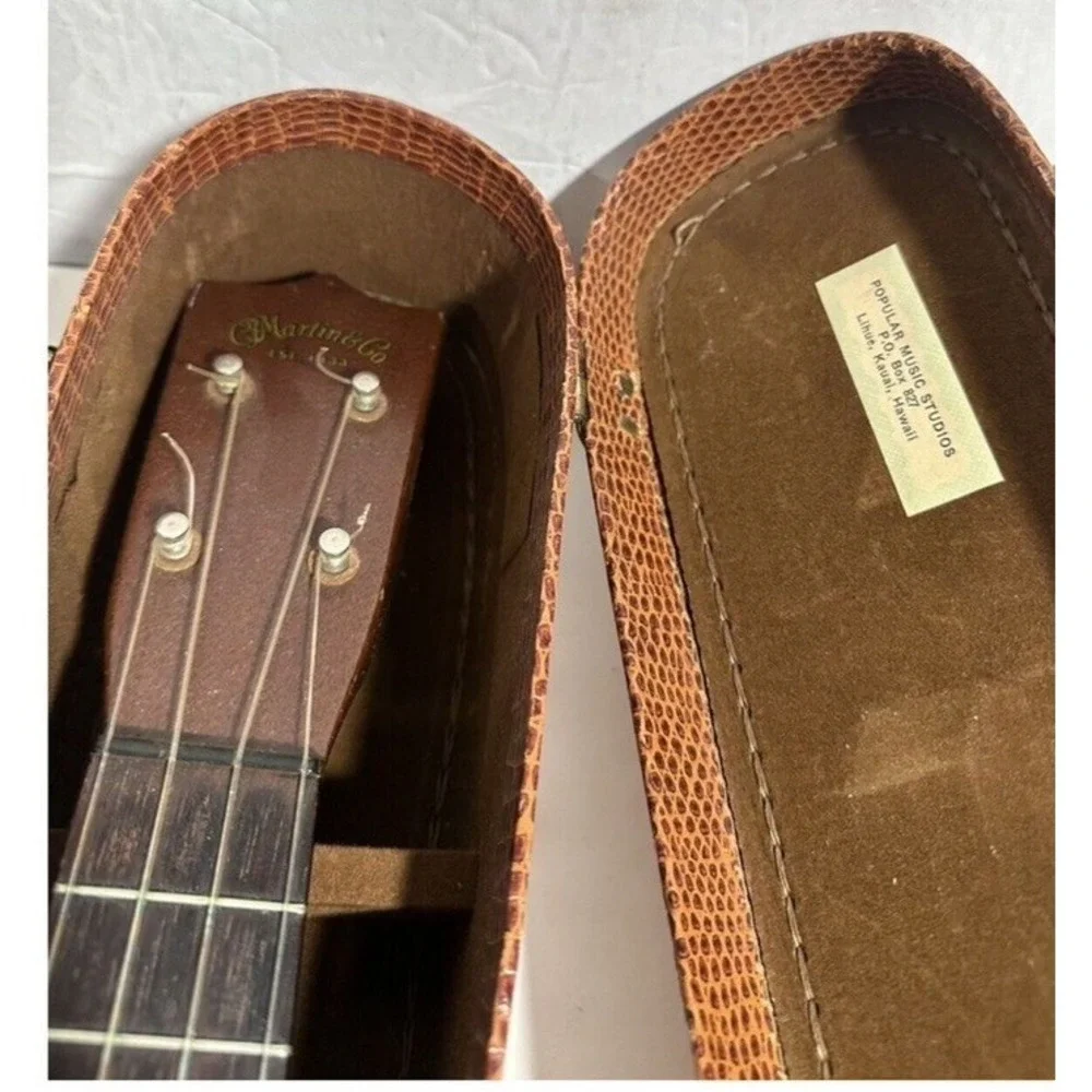 Martin & co 1940's mahogany Soprano style 0 Ukulele Vintage With case